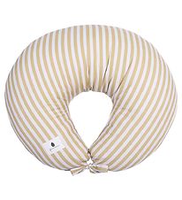 Pine Cone Nursing Pillow - Kapok - Nora - Mustard Stripe