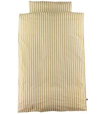Pine Cone Bedding - Junior - Mustard Stripe