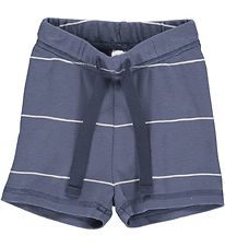 Msli Shorts - Rib - Baby - Indigo w. Stripes