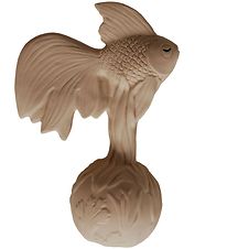 Natruba Rattle - Natural Rubber - Goldfish - Beige