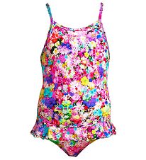 Funkita Swimsuit - Belted Frill One - Piece Garden Party