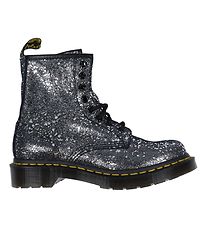 Dr. Martens Boots - 1460 Metallic Paint Splatter - Black