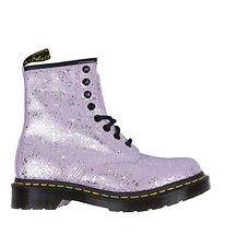 Dr. Martens Bottes - 1460 Mtallique Peinture Splatter - Lilas