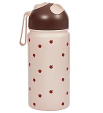 OYOY Water Bottle - 360 mL - Powder/Sienna