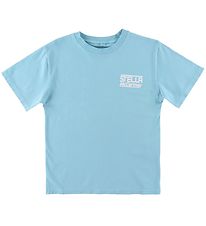 Stella McCartney Kids Stuttermabolur - Ljósblátt
