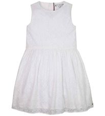 Tommy Hilfiger Kleid - Monogramm - Weiß