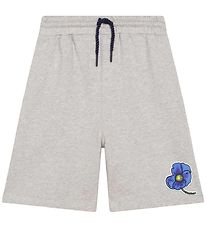 Kenzo Sweat Shorts - Exclusive Edition - Gray spotted w. Blue Fl