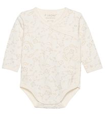 Fixoni Wrap Bodysuit l/s - Marshmallow