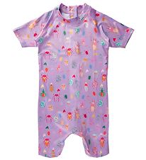 Soft Gallery Coverall Swimsuit - SGRey - UV50+ - Pastel Lilac