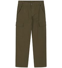 Grunt Trousers - Lea - Cargo - Army