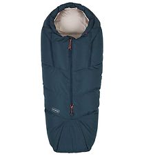 Voksi Footmuff - Adventure North - Poppy Blue/Seashell Sand