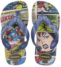 Havaianas Flip Flops - Marvel Classics - Ice Grey/Indigo