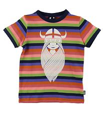 Danefæ T-Shirt - Dane Rainbow Ringer - Gartenzwerg Freja