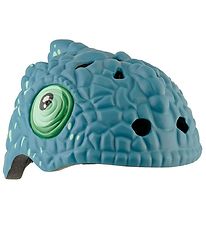 Crazy Safety Bicycle Helmet w. Light - Chameleon - Dark Blue