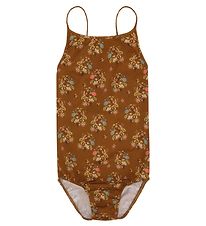 Christina Rohde Swimsuit - Brown w. Flowers