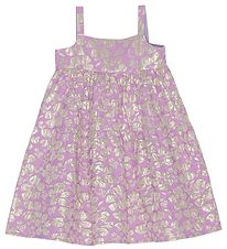 Christina Rohde Dress - Purple w. Flowers