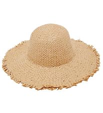 Lil' Atelier Chapeau de plage - NmfFenjo - Straw/White Pepper