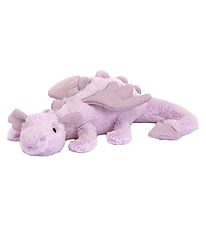 Jellycat Gosedjur - 30 cm - Lilla Lavender Draken