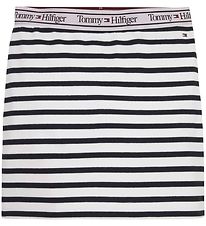 Tommy Hilfiger Kjol - Grafik Stripe Rib - Desert Sky Stripe