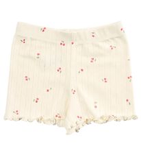 Petit by Sofie Schnoor Shorts - Antique White w. Cherries
