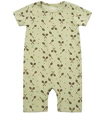 Petit Stad Sofie Schnoor Zomerromper - Groen m. Racket