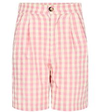 Sofie Schnoor Girls Shorts - Check Pink