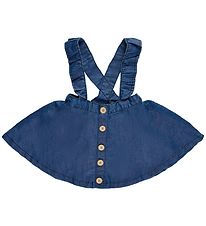 The New Siblings Skirt w. Suspenders - TnsGambit - Blue Denim