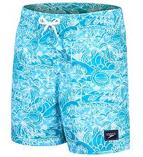 Speedo Sund stuttbuxur - Prentað - Blár