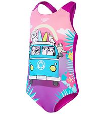Speedo Swimsuit - Digital Printed - Pink/Purple/Blue