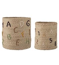 Bloomingville Storage Baskets - 2-Pack - Dinne - Seaweed - Natur