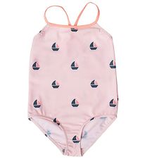 Petit Crabe Swimsuit - Barbara - UV50+ - Rose Boat