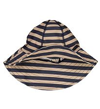 Wheat Sun Hat - UV40+ - Ink Stripe