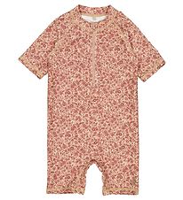 Wheat Coverall Swimsuit - Cas - UV40+ - Red Flower Meadow