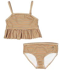 Wheat Bikini - Lark - Golden Green Stripe