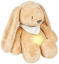 Nattou Sleeping teddy bear w. Night light/Sound - Sleepy Bunny -