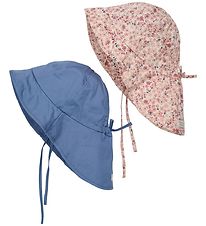 En Fant Sun Hat - 2-Pack - Withered Rose/Blue