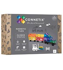 Connetix Jeu d'aimants - Transport - 50 Parties - Rainbow