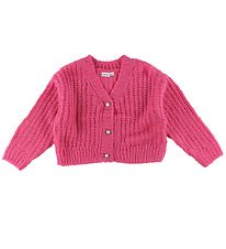 Name It Cardigan - Cropped - NkfSigra - Knitted - Sangria Sunset