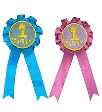 By Astrup Rozetten voor Hobbypaard - 2-pack - Blauw/Roze