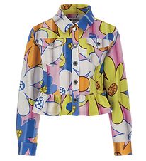 Moschino Veste en Jean - Recadr - Rose Fleurs