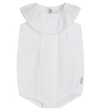 Hust and Claire Summer Romper - Magnolia - White