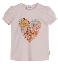 Hust and Claire T-shirt - Ayla - Pink w. Mussels