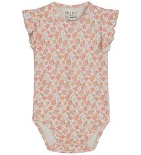 Hust and Claire Bodysuit s/s - Rib - Bila - Whisper Melange w. M
