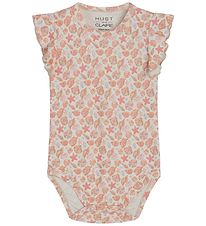 Hust and Claire Bodysuit s/s - Rib - Bila - Whisper Melange w. M