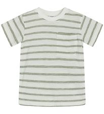 Hust and Claire T-shirt - Arthur - Seagrass w. Stripes