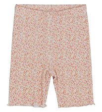 Hust and Claire Shorts - Rib - Lilina - White w. Flowers