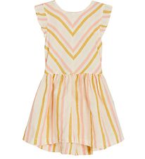 Hust and Claire Dress - Ketti - White w. Stripes