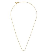 Design Letters Necklace - Square Link - 60 cm - 18K Gold Plated