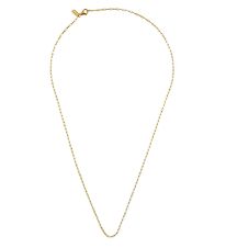 Design Letters Necklace - Square Link - 60 cm - 18K Gold Plated