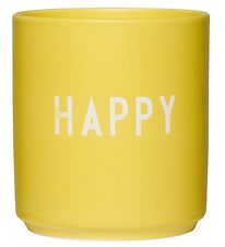 Design Letters Cup - Favorite Cup - Happy - Yellow